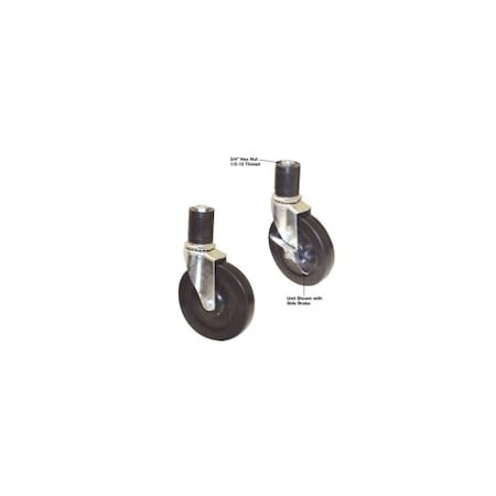 Casterhq Casters For Table, 1 set, PK4 3MQ-P6I-AL0